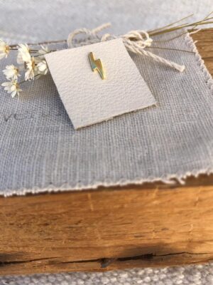 Pendiente Rayo Midi Oro