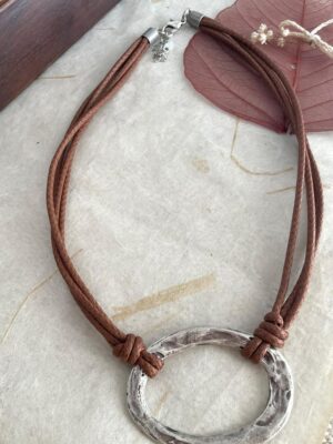 Collar Ajonk Marron