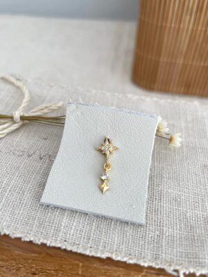 Pendiente Stardust Dorado