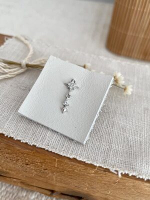 Pendiente Stardust Plata
