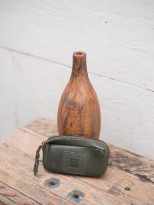 Monedero Cremallera Verde