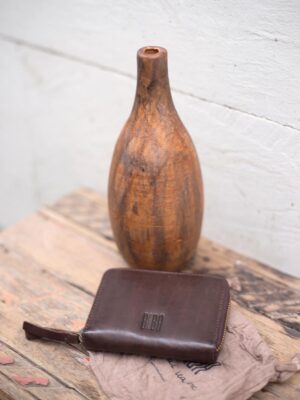 Carterita Cremallera Marron