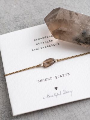 Pulsera Cuarzo Ahumado